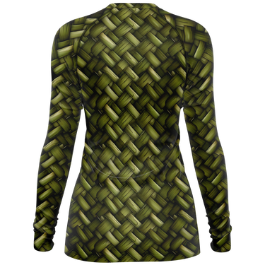 Chokefish™ Long Sleeve Rashguard Textures Woman's Shirt-005